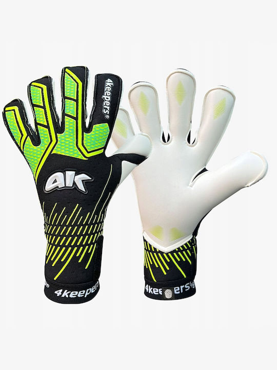 4Keepers Голмански ръкавици Детски Черен