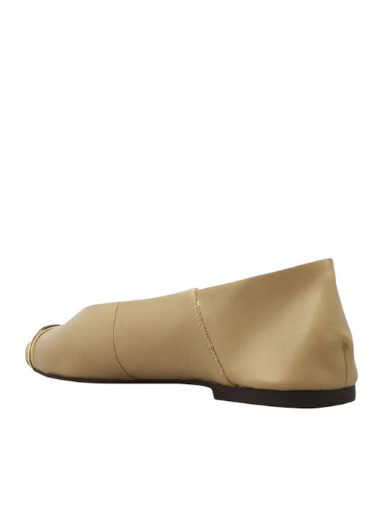 Pointy Ballerinas Beige