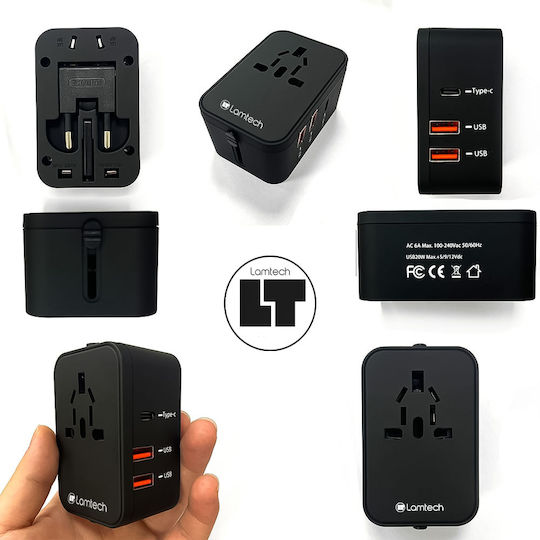 Lamtech Steckdosenadapter zu Universal
