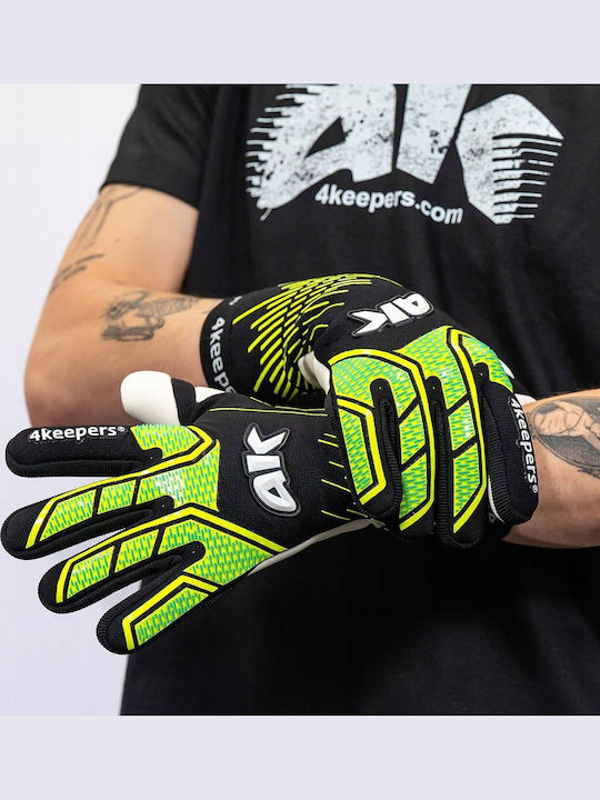 4Keepers Kids Goalkeeper Gloves Black