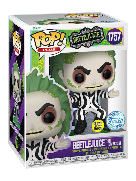 Funko Pop! Beetlejuice Beetlejuice on Tombstone Glows in the Dark Exclusive