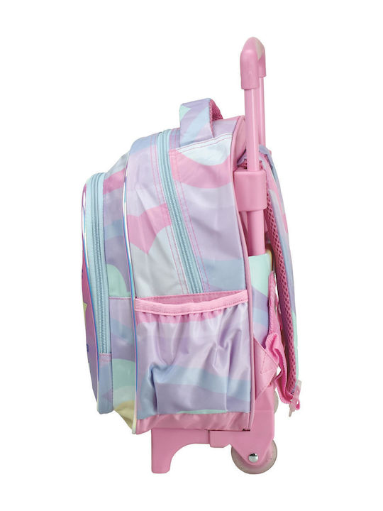 Gim Stitch School Bag Trolley Kindergarten Pink 12Liters