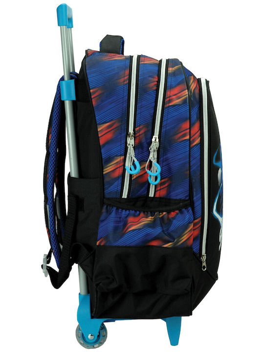 Gim Sonic School Bag Trolley Elementary, Elementary Sonic The Hedgehog 27Liters