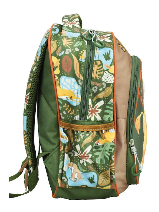 Gim Backpack School Bag Backpack Kindergarten Green 12Liters