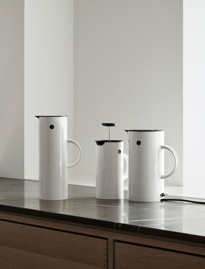 Stelton EM77 Vacuum Jug Κανάτα Θερμός Πλαστικό 1lt White