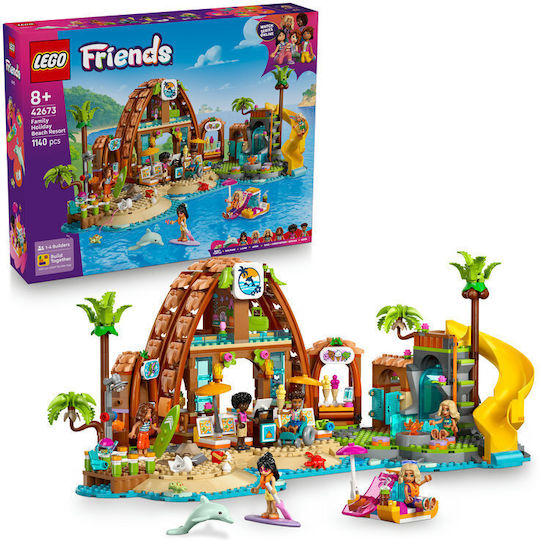 LEGO Friends Family Vacation Beach Resort For 8+ Age 1140 Pieces