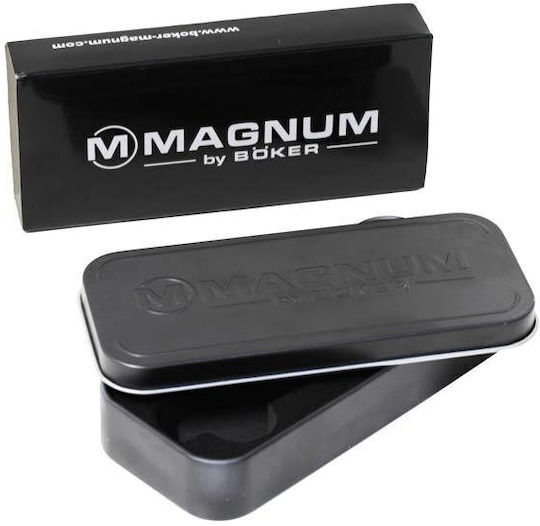 Boker Magnum Forest Ranger Σουγιάς με Μηχανισμό Κλειδώματος Καφέ σε Θήκη
