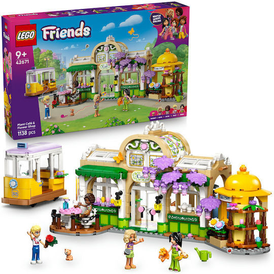 LEGO Friends Plant Café & Flower Shop За 9+ Години 1138 Бройки