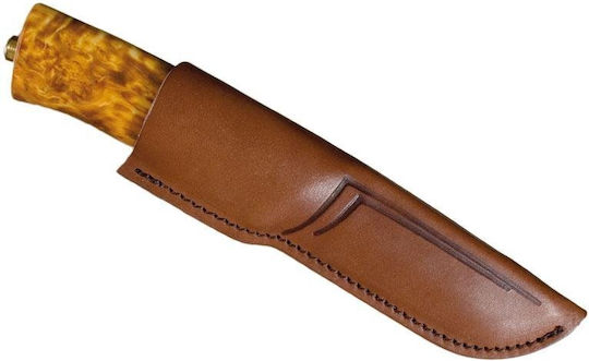 Helle Hunting Messer Braun in Hülle