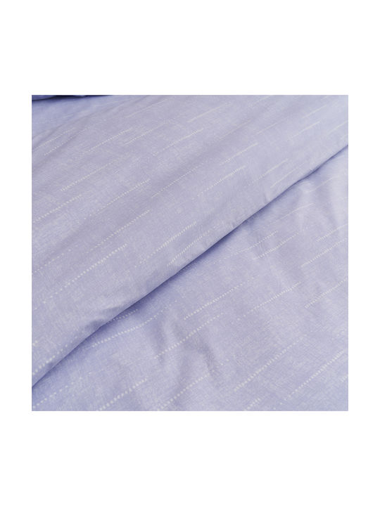 Charalambidis Textiles Dots Pillowcase Set Lila 52x72cm.