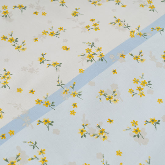 Charalambidis Textiles Retro Set Față de Pernă Albastru 52x72cm.