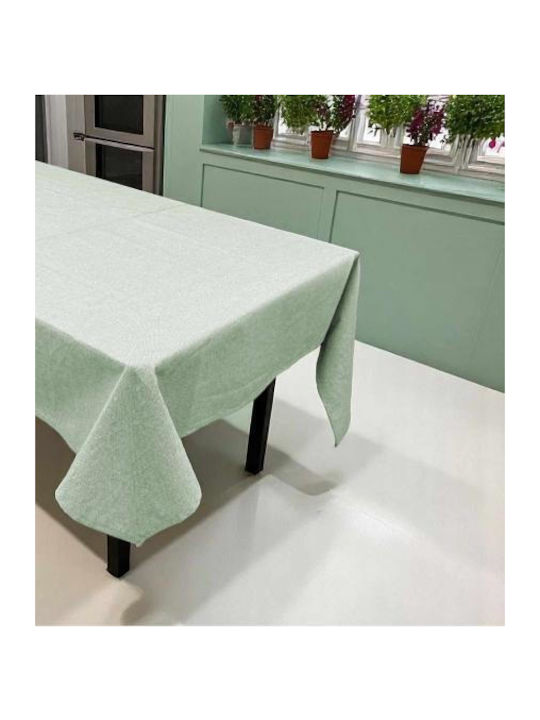Linea Home Tischtuch Leinen Mint 150x150cm