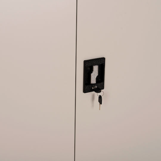 Двукрилен гардероб Метал 90x40x180бр