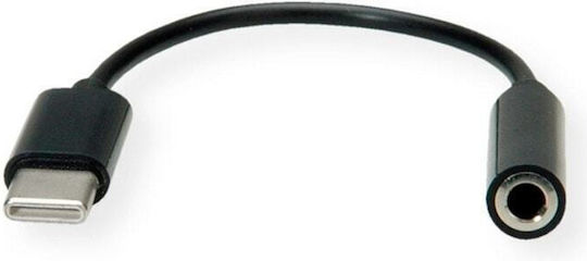 Προσαρμογέας Av Value Value Προσαρμογέας Ήχου Usb Τύπου C 3,5 Mm Αρσενικό Θηλυκό 0,13 M