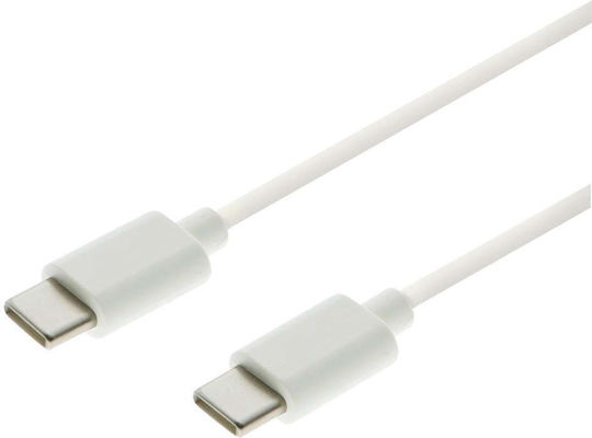 Green Mouse Regular USB 2.0 Cablu USB-C bărbătesc - USB-C Alb 1m (66956596)