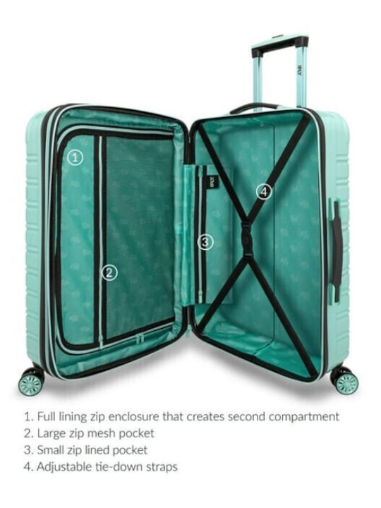 iFly Reisekoffer Hartschalen Blue mit 4 Räder