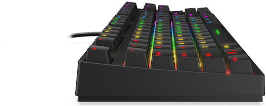 Krux Atax RGB Gaming Mechanical Keyboard Tenkeyless with Outemu Blue switches and RGB lighting (English US)
