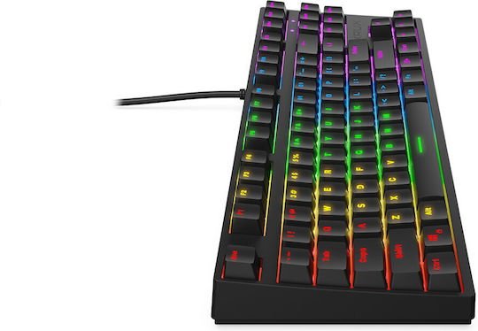 Krux Atax RGB Gaming Mechanical Keyboard Tenkeyless with Outemu Blue switches and RGB lighting (English US)