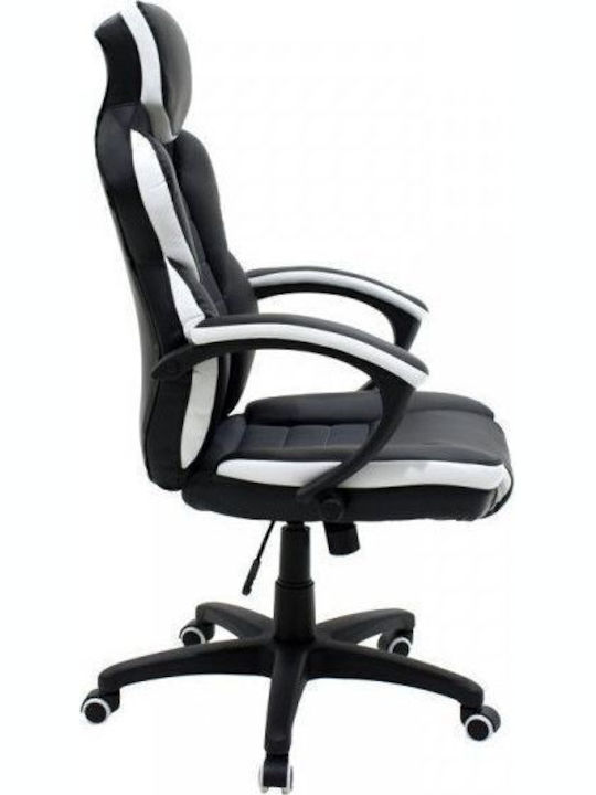 ArteLibre Kleoniki Artificial Leather Gaming Chair Black