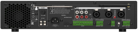 Audibax Zone 360BT Integrierter Kommerzieller Verstärker 4.0 Kanäle 360W/100V und Bluetooth Verbindung