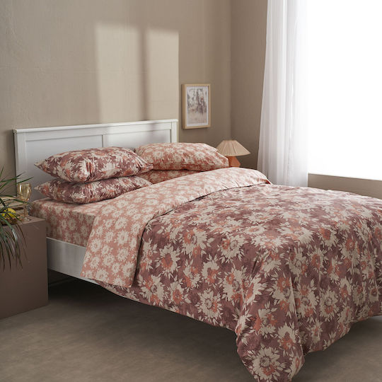 Charalambidis Textiles Χρυσάνθεμο Σετ Oxford