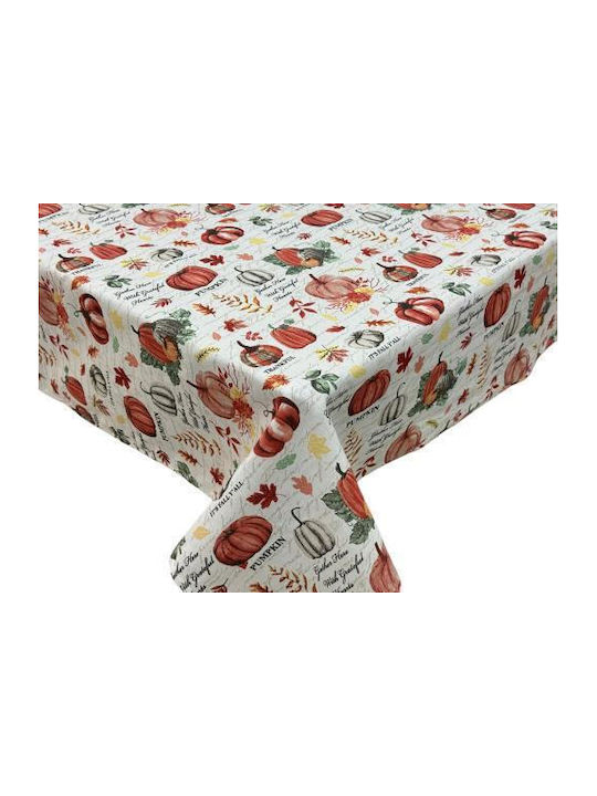 Linea Home Tischtuch Leinen Pumkin Pumkin 150x150cm