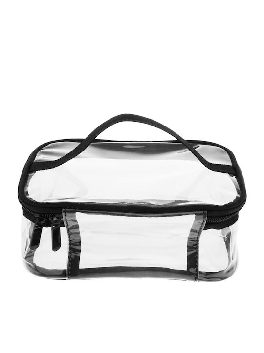 Cosmetic Toiletry Bag 21x15x9 Amber 2032-1 Transparent 21x15x9
