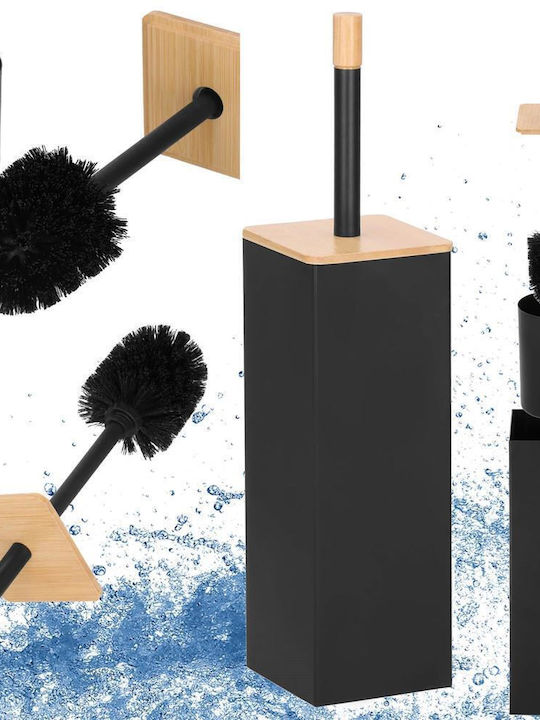 Metallic Toilet Brush Black