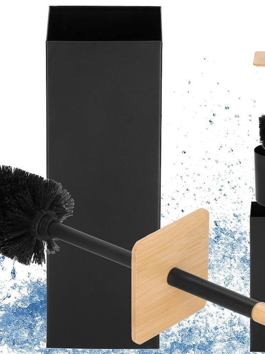 Metallic Toilet Brush Black
