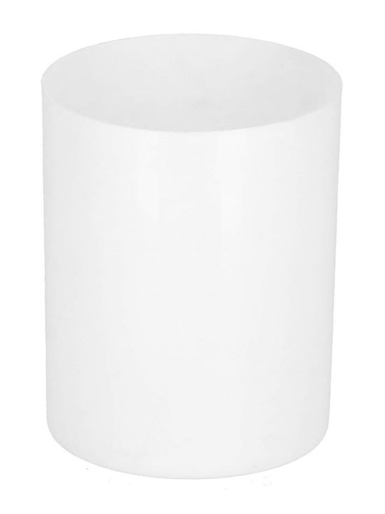 Metallic Toilet Brush White