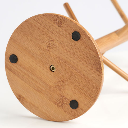 Wooden Mug Stand 16x34cm Brown