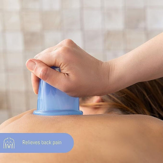 Set 2 High-quality Silicone Suction Cups Dispozitiv de masaj pentru gât, spate & corp împotriva celulitei