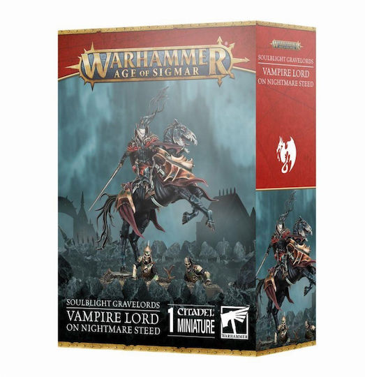 Warhammer Age Sigmar Soulblight Gravelords Vampire Lord On Nightmare Steed 91-82
