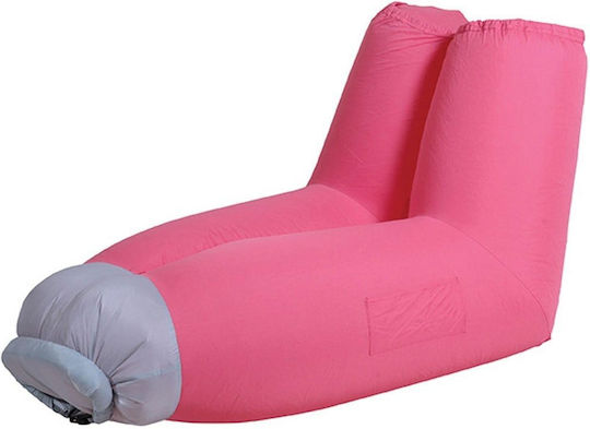 Lianos Φουσκωτό Lazy Bag Ροζ 106x79cm