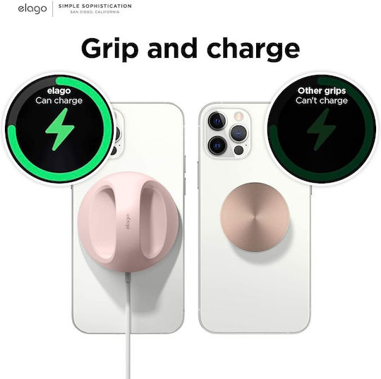 Elago Grip Magsafe Stand Suport de încărcare MagSafe în culoarea Roz