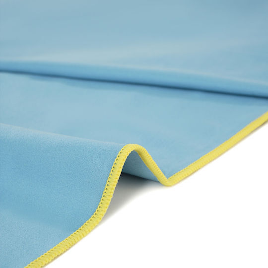 Nef-Nef Homeware Vivid Microfiber Body Towel Light Blue 150x75cm