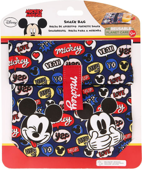 Stor Mickey Mouse Schulische Isothermische Lunch-Hülle Mehrfarbig Mickey 16 x 16 x 16cm Wiederverwendbar