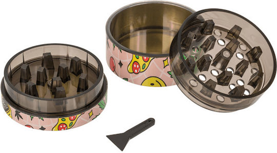 Grinder metalic pentru tutun, rotund, 5,5 cm, Dope