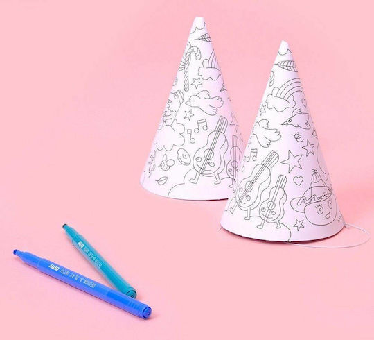 Set of 8 Omy Paper Party Hats