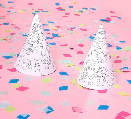Set of 8 Omy Paper Party Hats