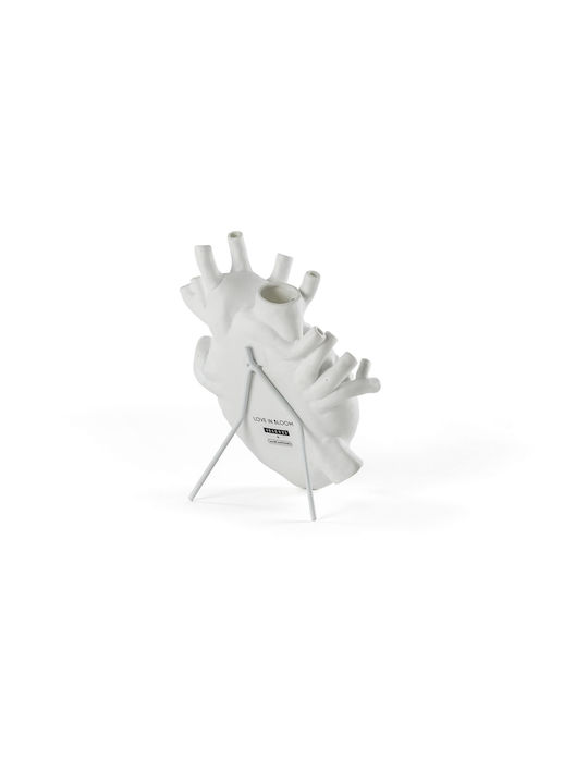 Seletti Decorative Vase Love In Bloom White 16.5x9x25cm