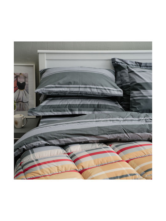 Charalambidis Textiles Scotland Pillowcase Set Oxford Multicolour 50x70cm.
