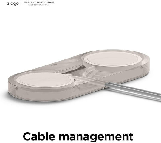 Elago Duo Hub Βάση Φόρτισης MagSafe Stone