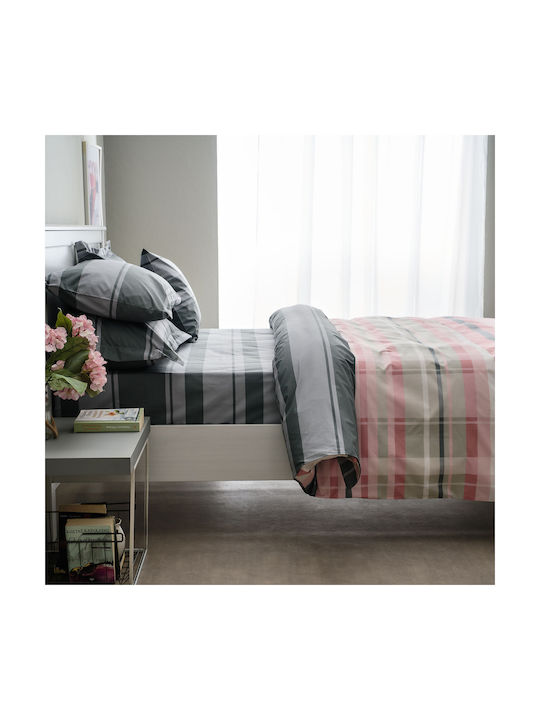 Charalambidis Textiles Scotland Pillowcase Set Oxford Multicolour 50x70cm.