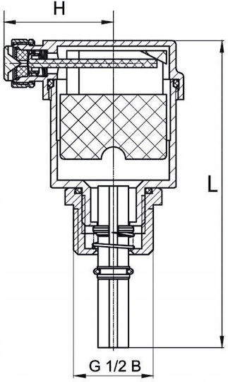 Diamond Automatic Air Vent Valve Shut-off Valve 1/2" Art.250-15