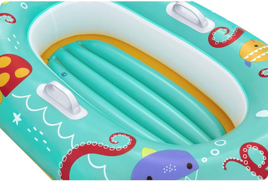 Bestway Kids Inflatable Boat Turquoise 119x79cm