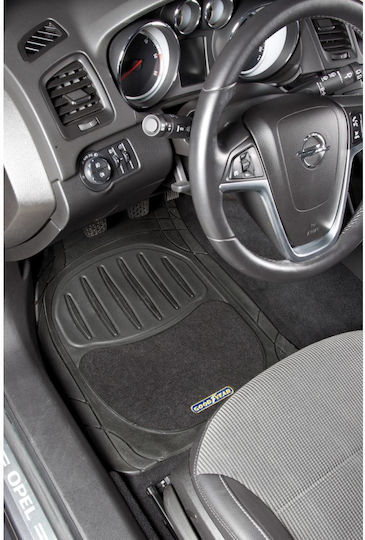 Bottari Set of Front and Rear Mats Universal 4pcs Black