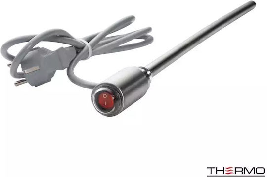 Thermo Vivo Πετσετοκρεμάστρα Μπάνιου 1190x500 Ασημί