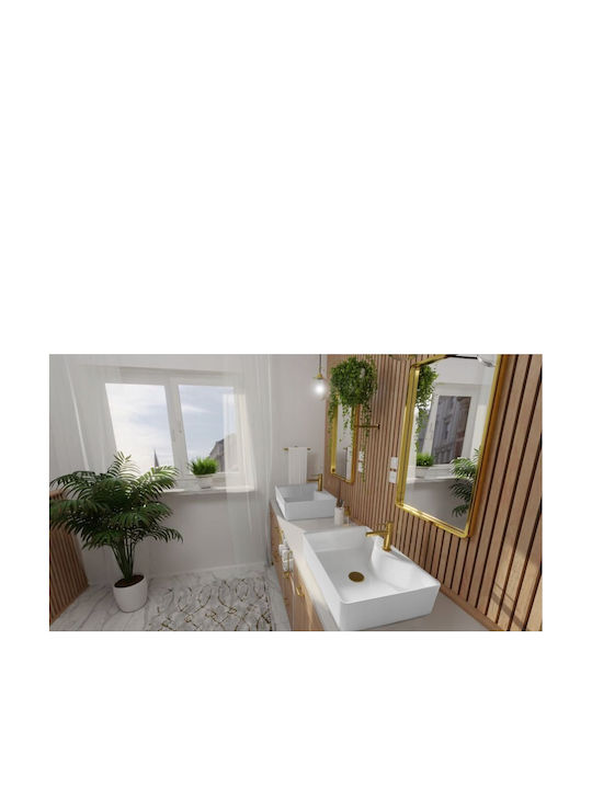 Washbasin Faucet Invena Glamour Bu-02-009-v Gold