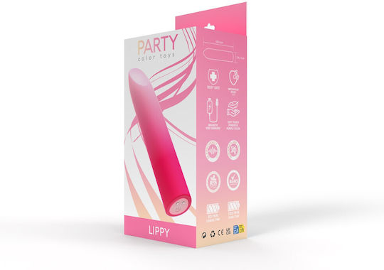 Party Color Toys Mini Δονητής Bullet με Απομακρυσμένο Έλεγχο 10.9cm Ροζ